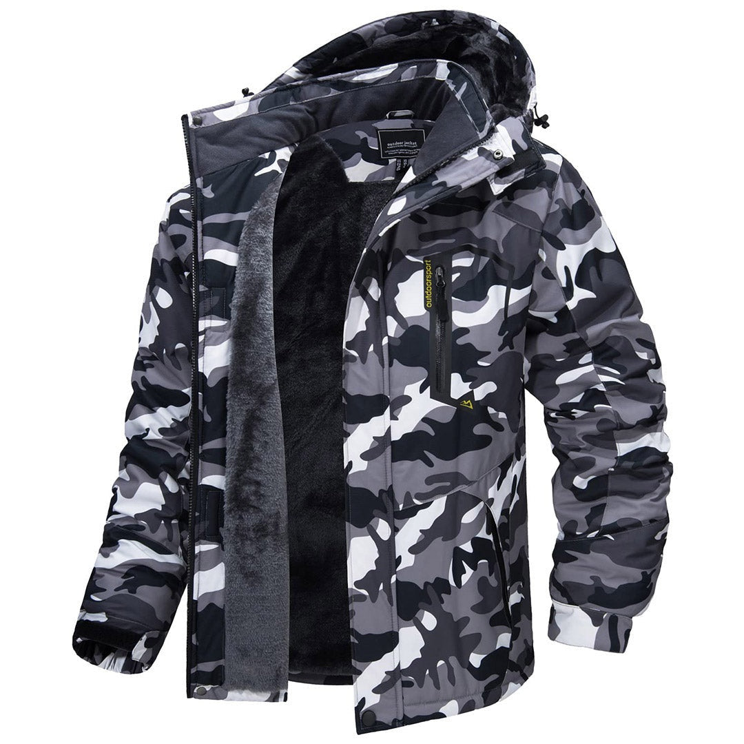 Koldo | Anorak Hombre Impermeable Forrado con Capucha