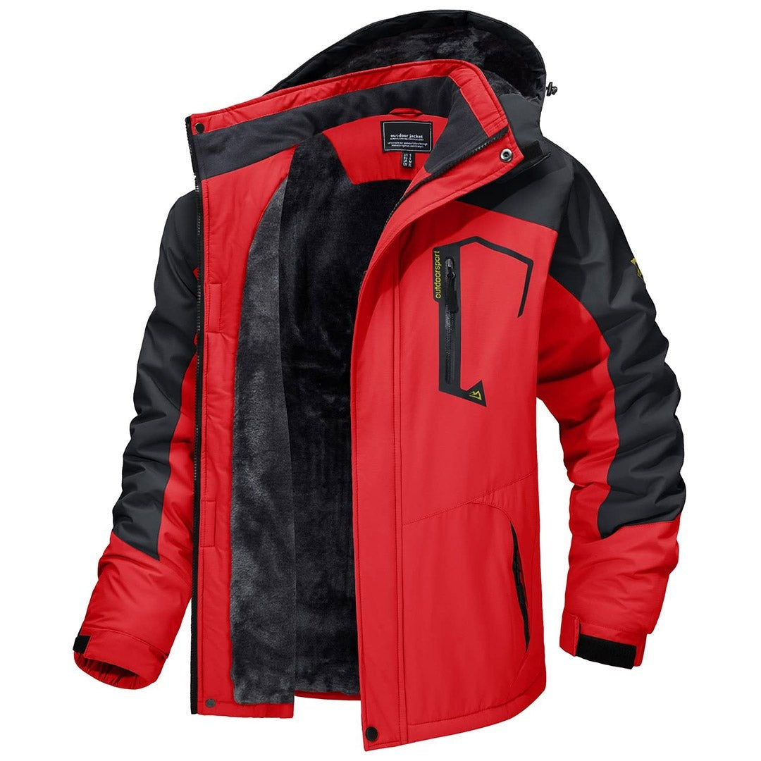 Koldo | Anorak Hombre Impermeable Forrado con Capucha