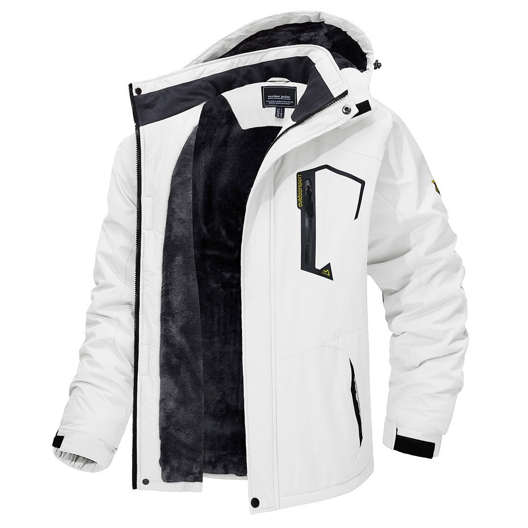 Koldo | Anorak Hombre Impermeable Forrado con Capucha