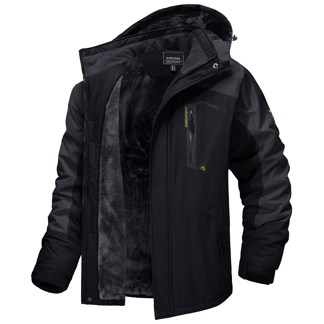 Koldo | Anorak Hombre Impermeable Forrado con Capucha