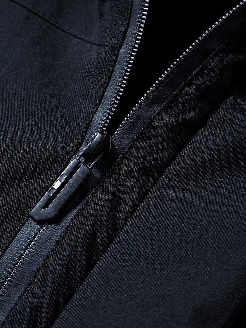 Koldo | Parka Impermeable Hombre Forro Polar con Capucha