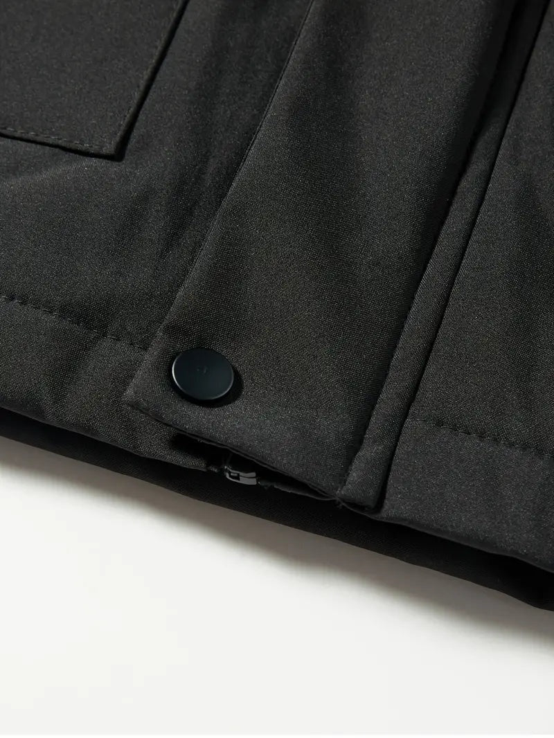 Koldo | Parka Impermeable Hombre Forro Polar con Capucha