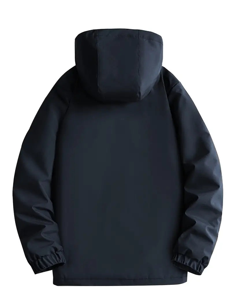 Koldo | Parka Impermeable Hombre Forro Polar con Capucha