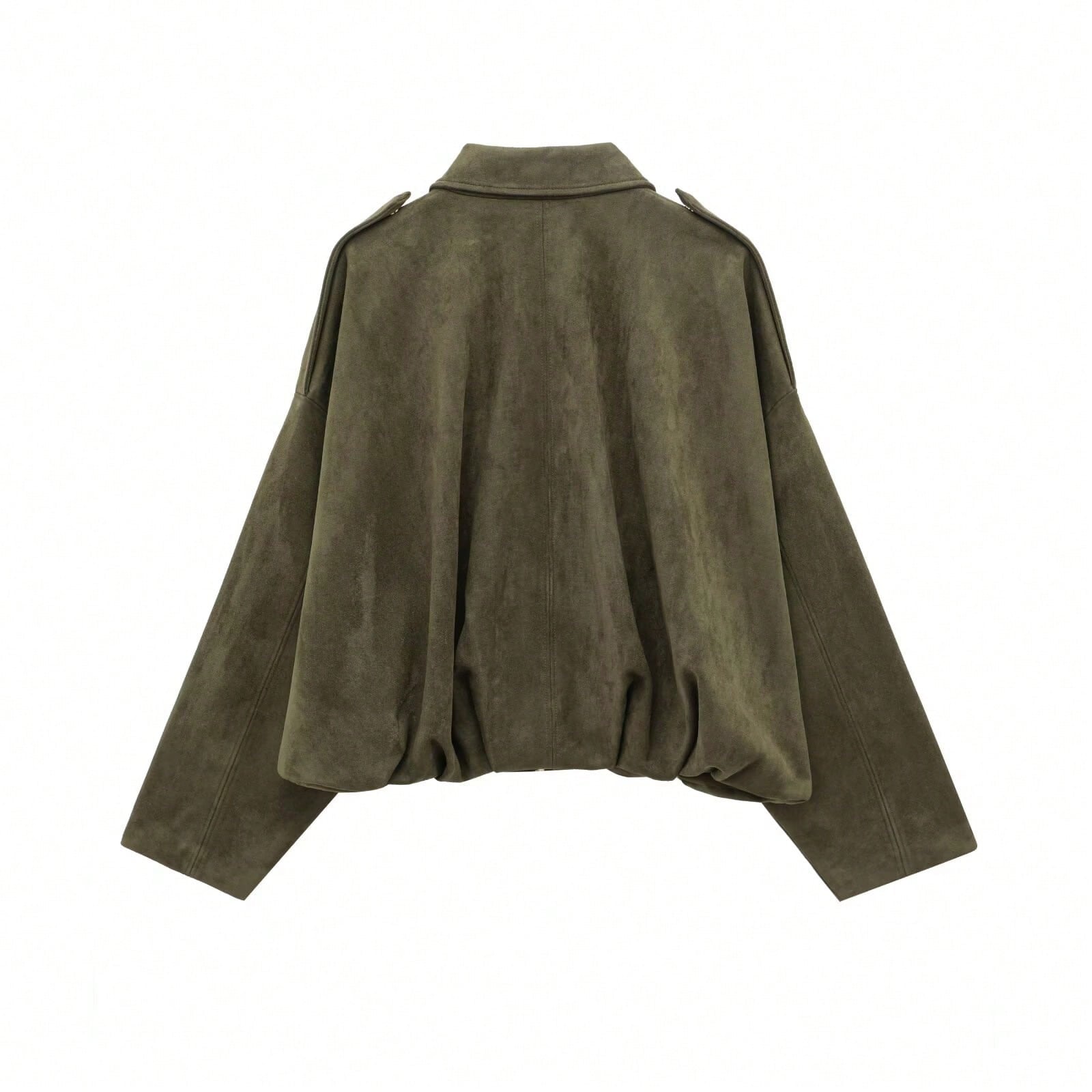 Laia | Chaqueta de Ante Mujer Oversize Cremallera
