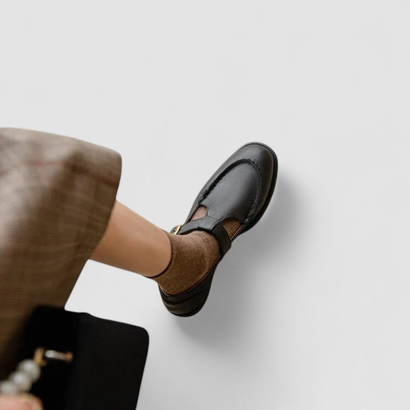 Laia | Mary Jane Shoes Mujer Punta Cuadrada Tacón Bajo