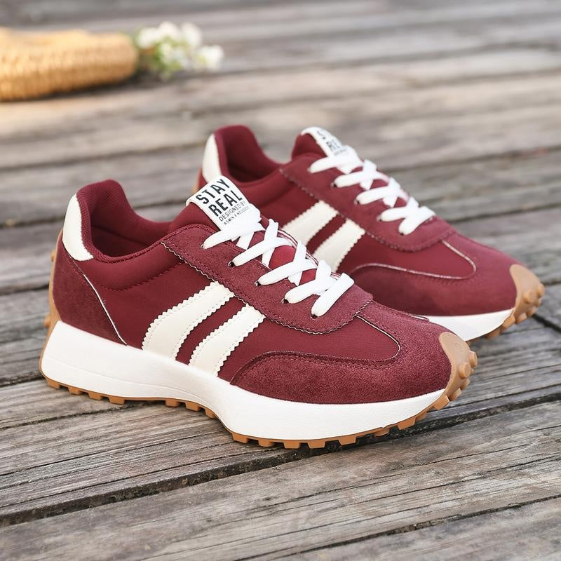 Laura | Zapatillas Running Casual Mujer Estilo Retro Suela Chunky