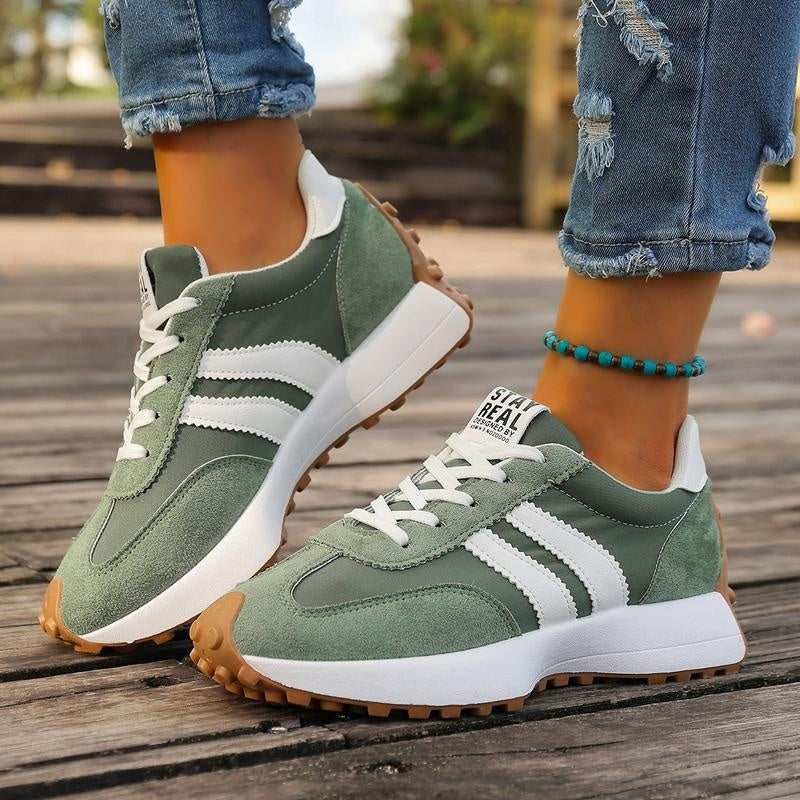 Laura | Zapatillas Running Casual Mujer Estilo Retro Suela Chunky