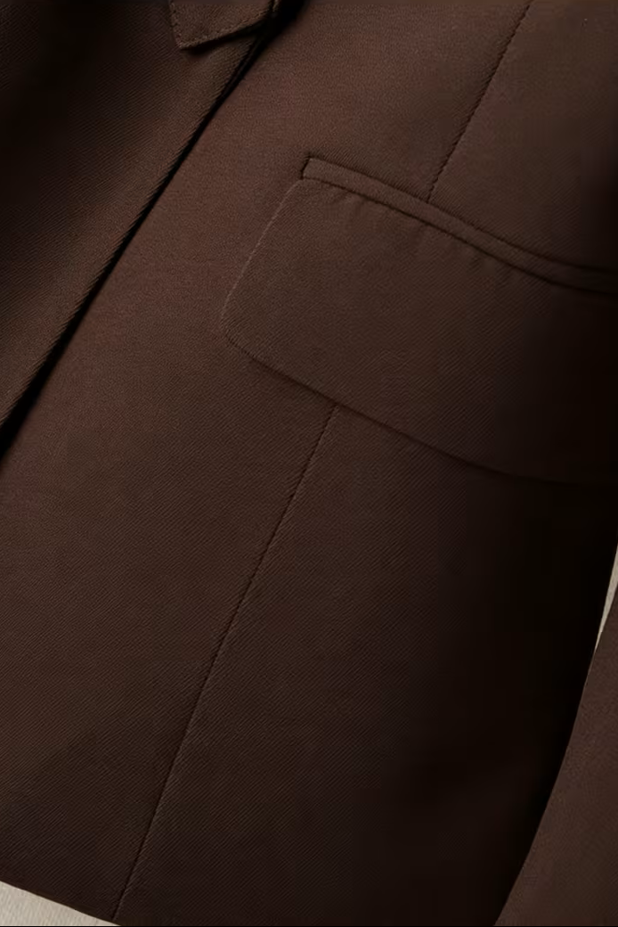 Lidia | Chaqueta Americana de Dos Botones Mujer Cuello Solapa