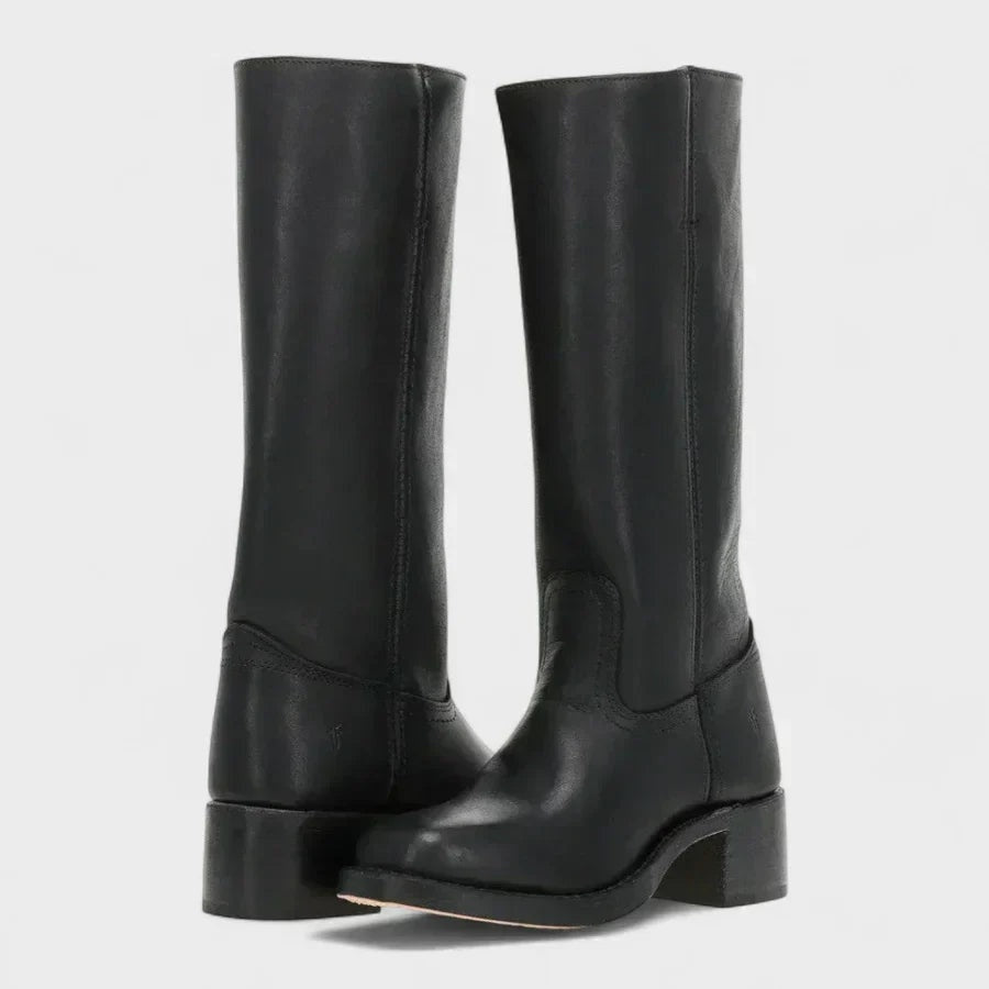 Lorena | Botas Vaqueras de Piel Mujer Caña Alta
