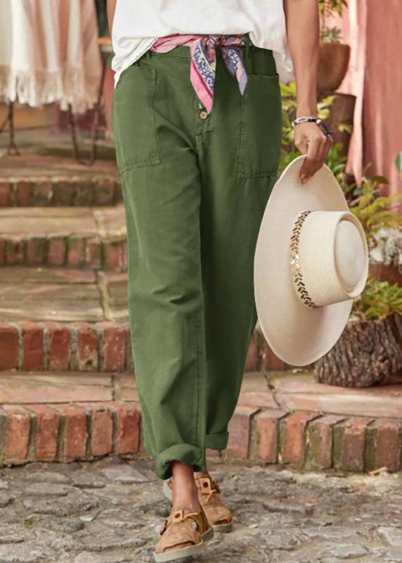 Lorena | Pantalón Chino Casual Mujer Bolsillos Delanteros