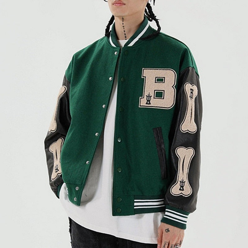 Lorena | Varsity Jacket Mujer Bordada Corta
