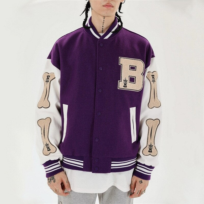 Lorena | Varsity Jacket Mujer Bordada Corta