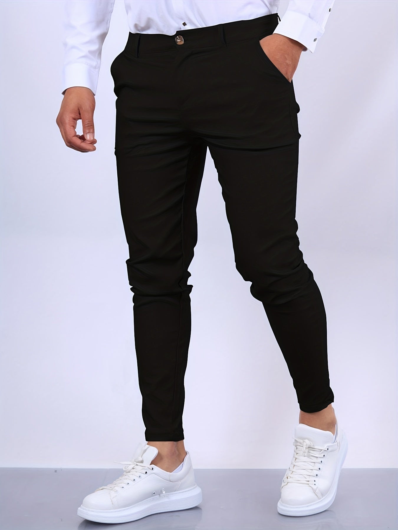 Marcos | Pantalón Chino Slim Fit Hombre Cintura Elástica