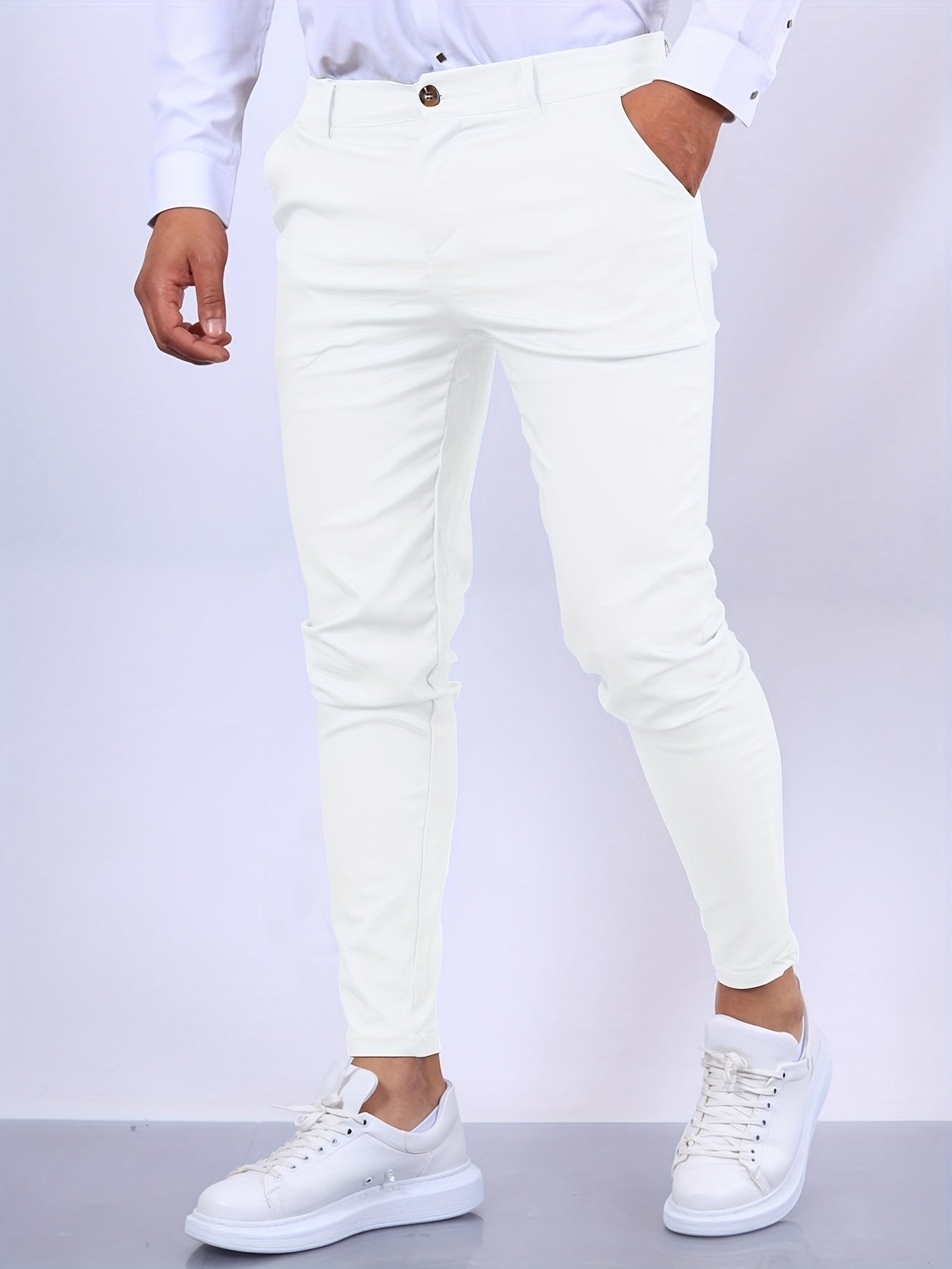 Marcos | Pantalón Chino Slim Fit Hombre Cintura Elástica