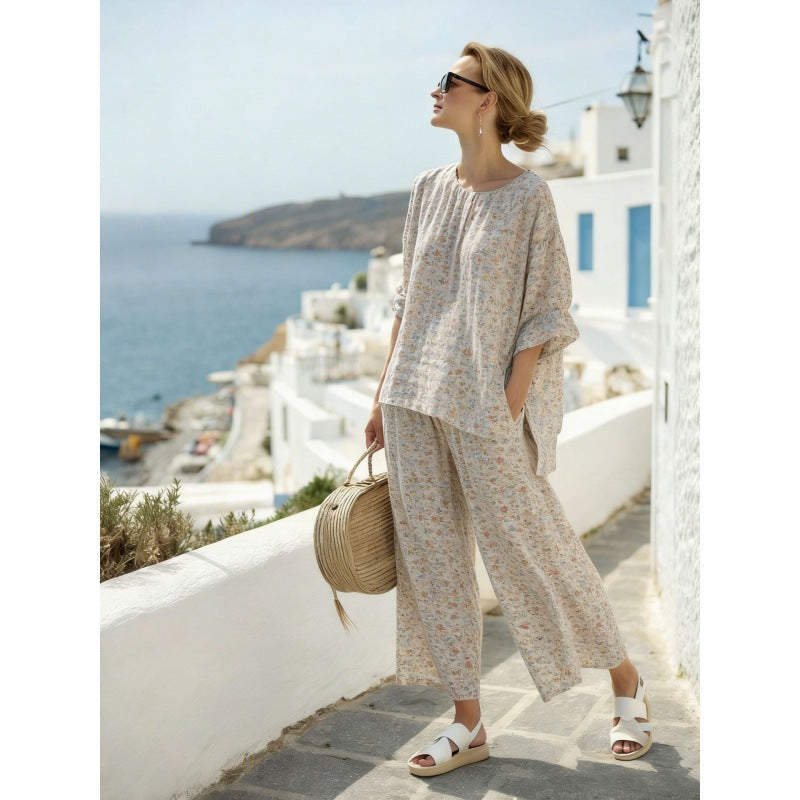 Marina | Conjunto de Dos Piezas Tie Dye Mujer Holgado