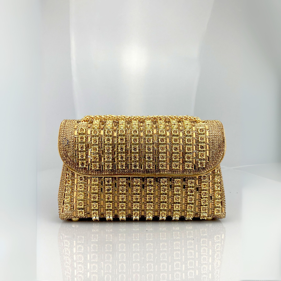 Marta | Bolso de Hombro con Cadena Mujer Brillante Fiesta