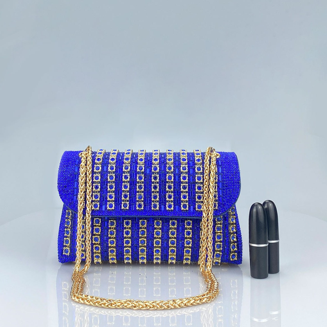 Marta | Bolso de Hombro con Cadena Mujer Brillante Fiesta