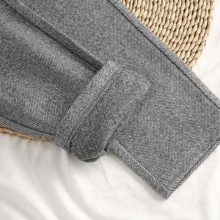 Martí | Pantalones de Vestir Hombre Espiga Corte Recto