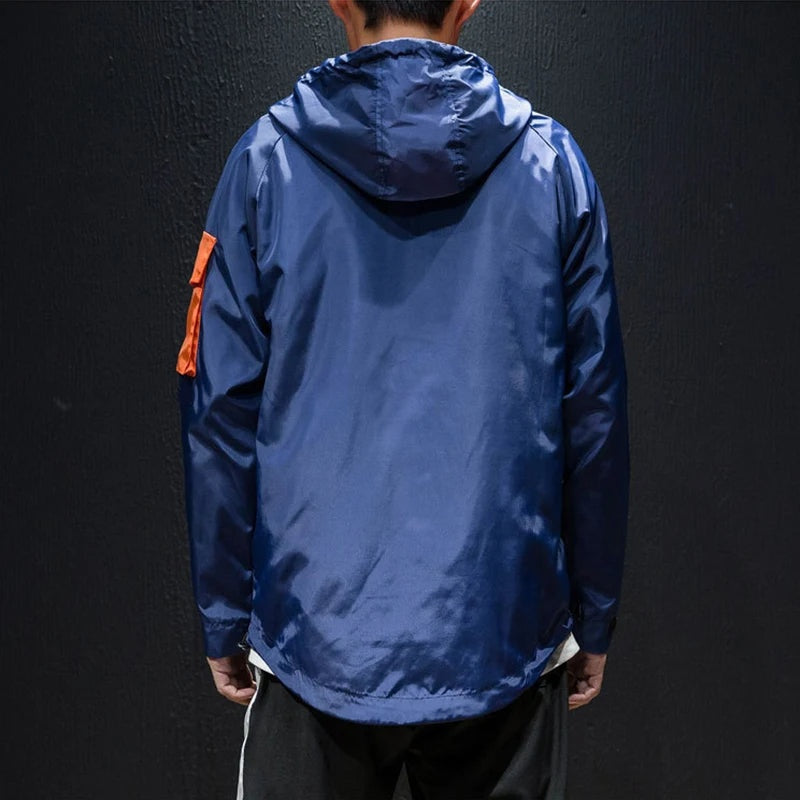 Mateo | Anorak Hombre Impermeable con Capucha Streetwear