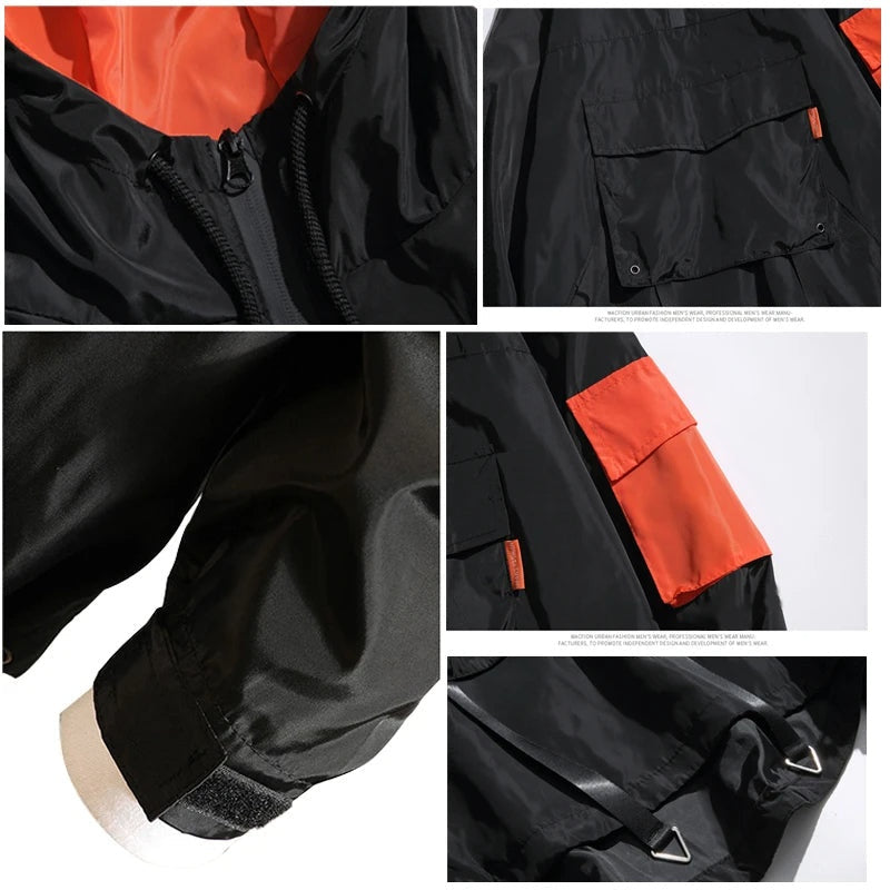 Mateo | Anorak Hombre Impermeable con Capucha Streetwear