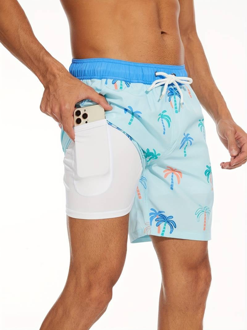 Mateo | Bañador de Hombre Estampado Flamencos Cordón Ajustable