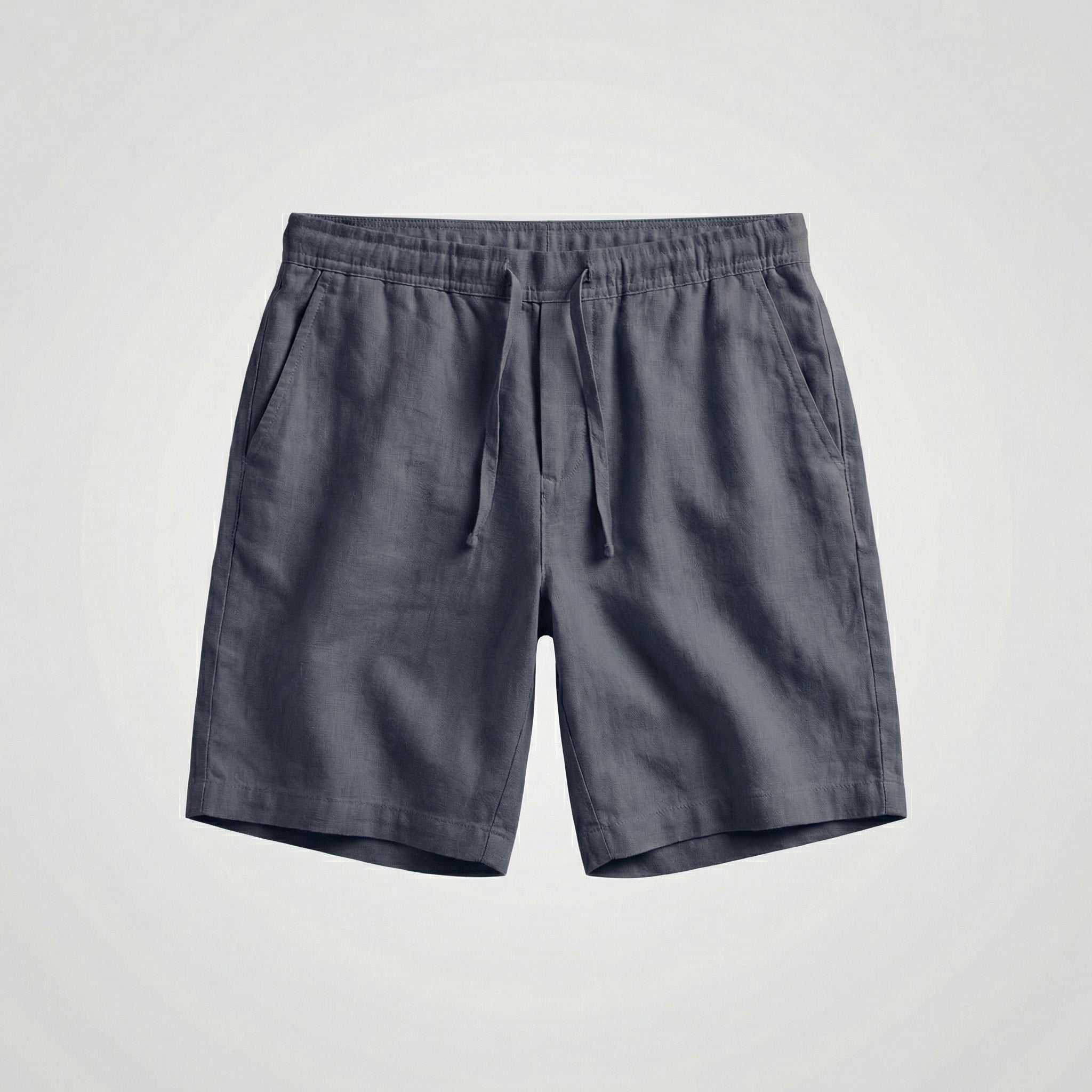 Mateo | Bermudas de Lino Hombre Cintura Elástica Cordón