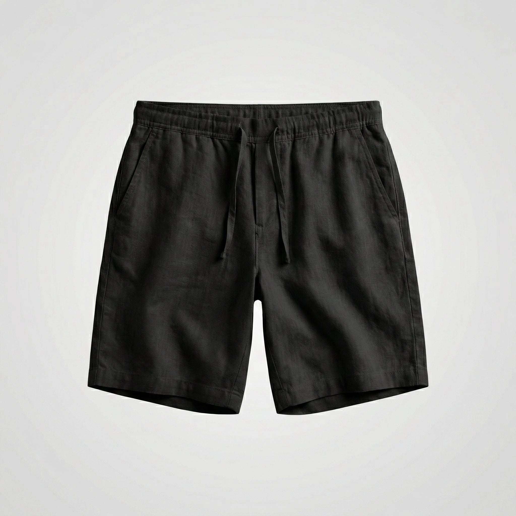 Mateo | Bermudas de Lino Hombre Cintura Elástica Cordón