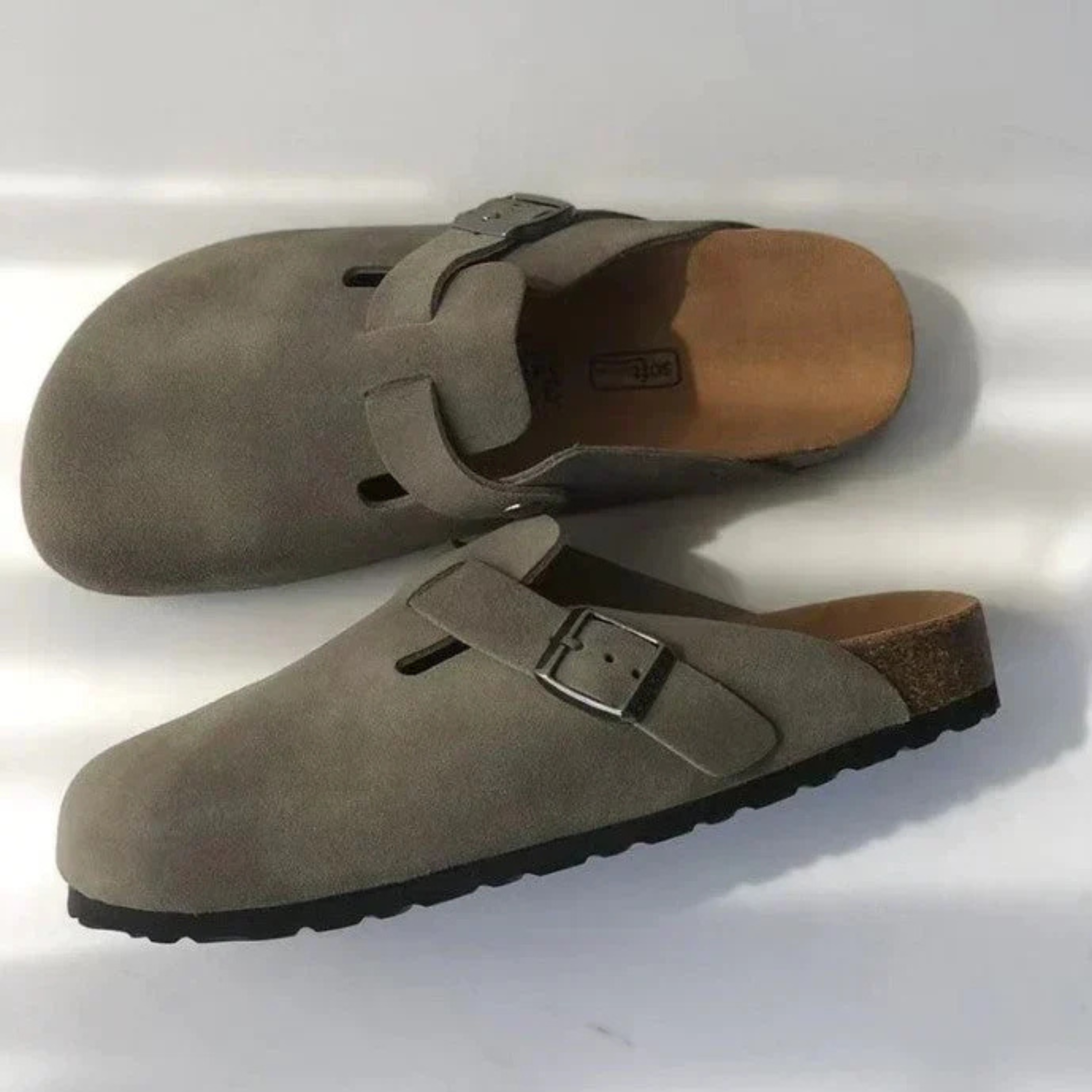 Mateo | Sandalias Tipo Birkenstock Hombre Hebilla Ajustable