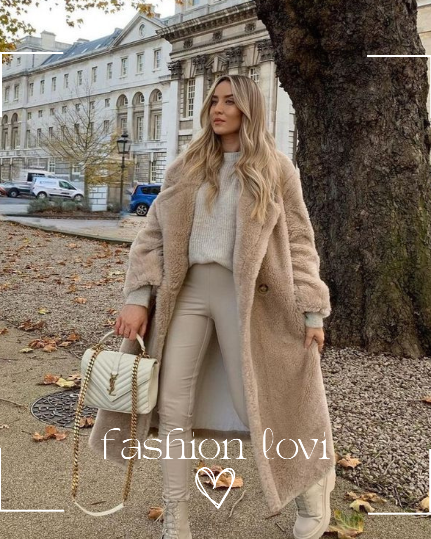 Mencía | Abrigo de Borreguito Largo Mujer Oversize