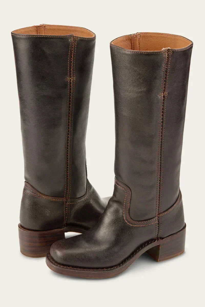 Mencía | Botas Cowboy de Piel Mujer Caña Alta Tacón