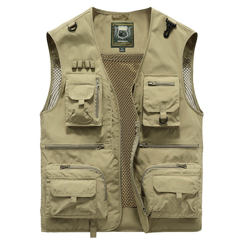 Mikel | Chaleco Multibolsillos Outdoor Hombre Transpirable