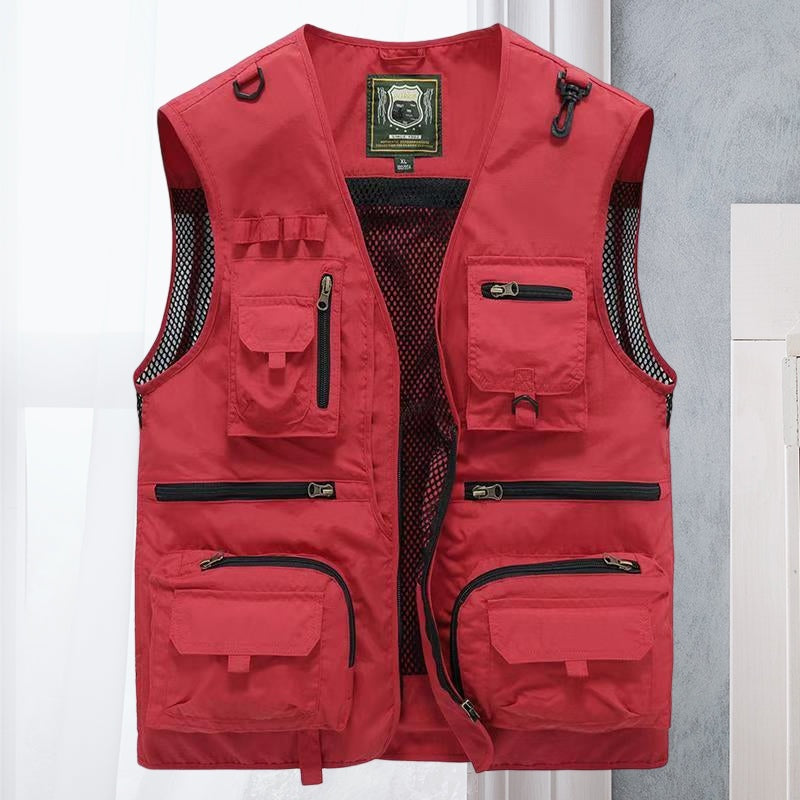 Mikel | Chaleco Multibolsillos Outdoor Hombre Transpirable