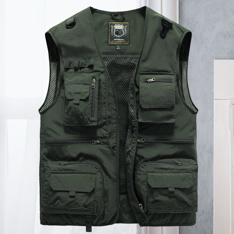Mikel | Chaleco Multibolsillos Outdoor Hombre Transpirable