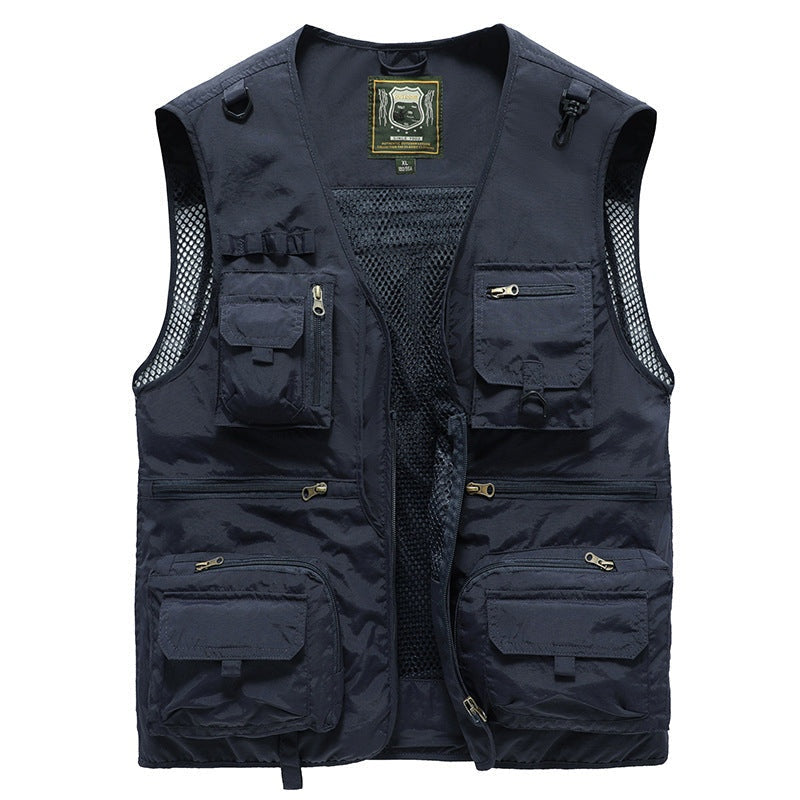 Mikel | Chaleco Multibolsillos Outdoor Hombre Transpirable