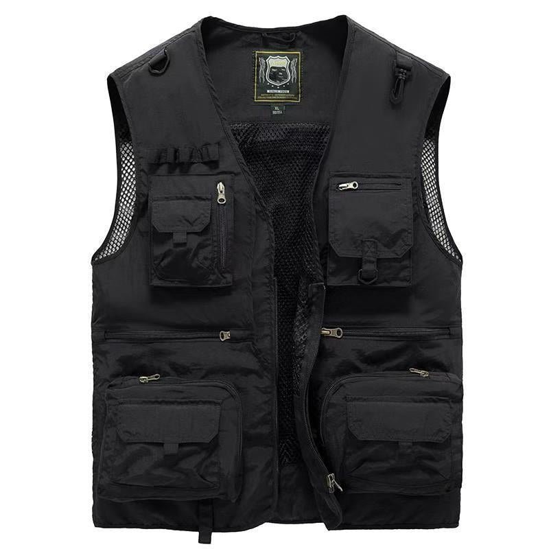 Mikel | Chaleco Multibolsillos Outdoor Hombre Transpirable