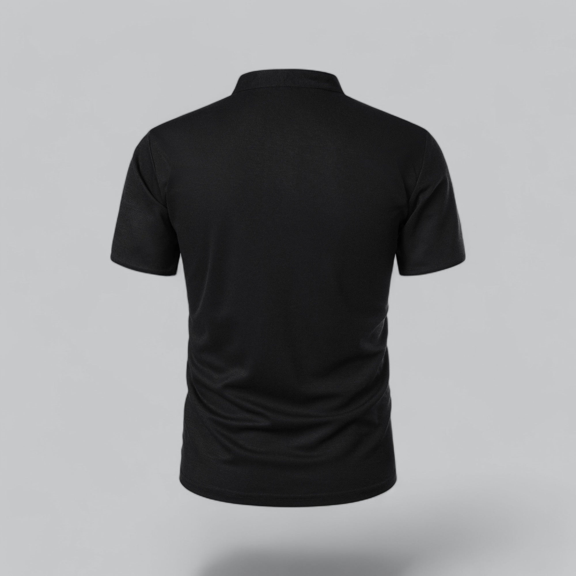 Mikel | Polo de Manga Corta Hombre Cuello Mao Algodón