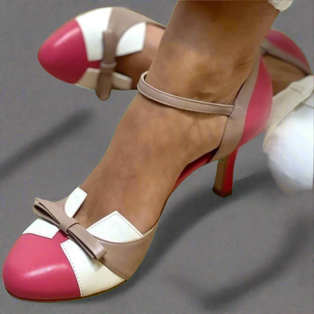 Miriam | Sandalias de Tacón Medio Mujer Pulsera Ajustable