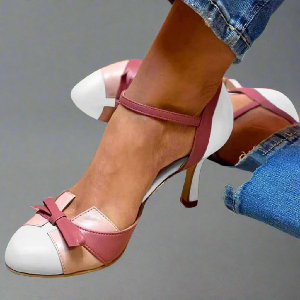 Miriam | Sandalias de Tacón Medio Mujer Pulsera Ajustable