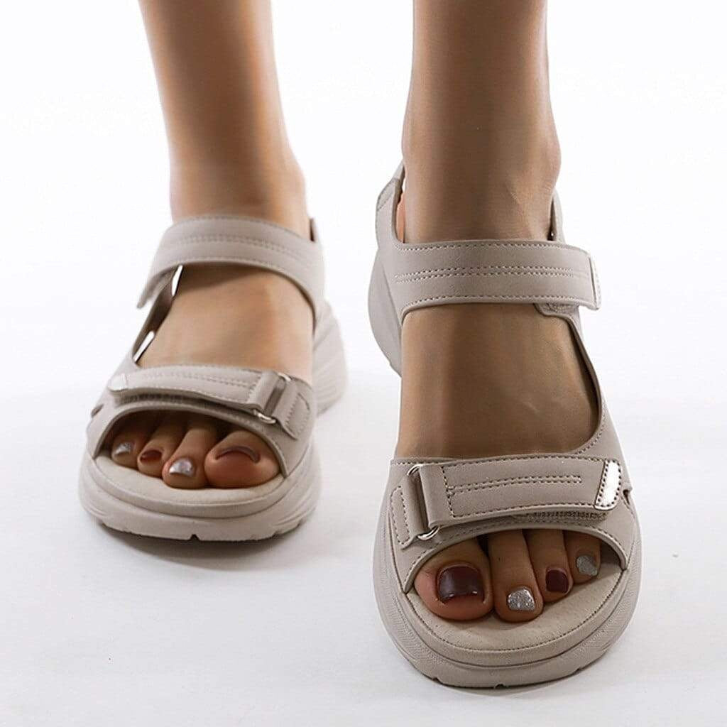 Miriam | Sandalias Planas Deportivas de Doble Correa Mujer