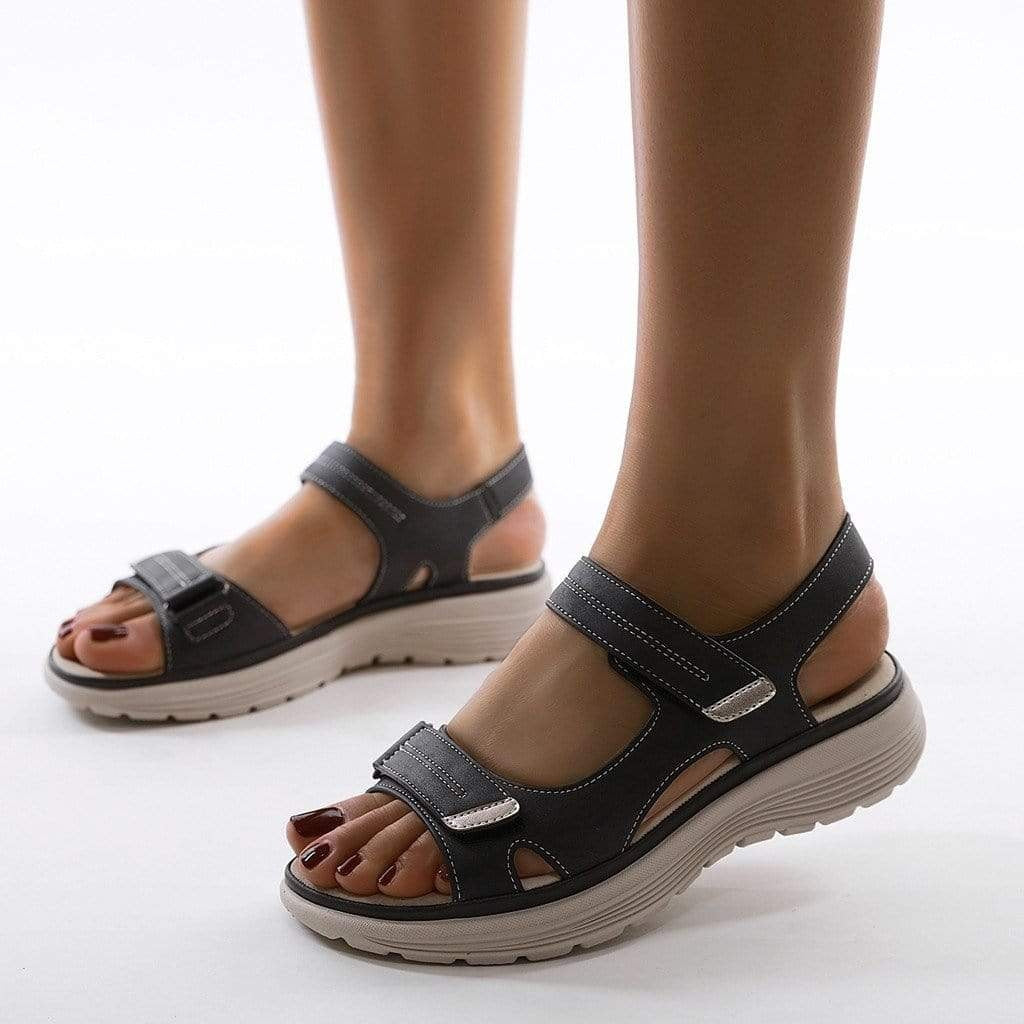 Miriam | Sandalias Planas Deportivas de Doble Correa Mujer