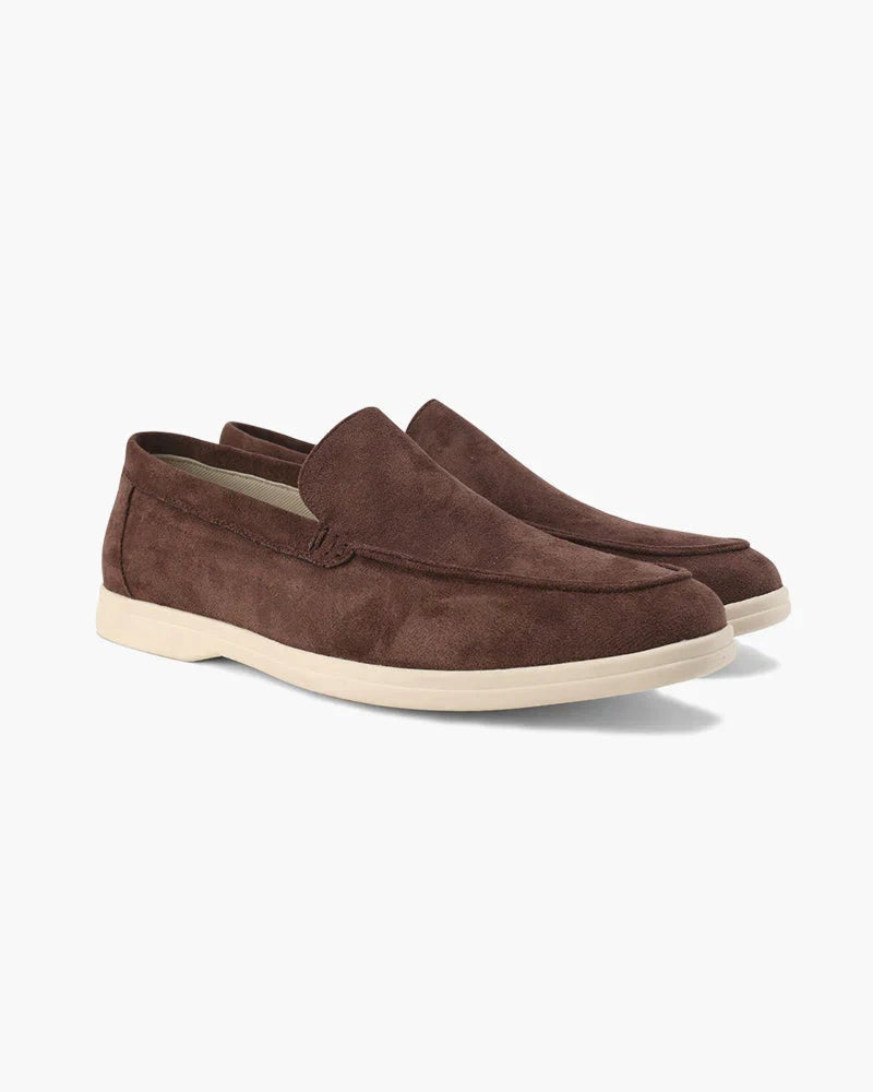 Mocasines Casuales Sin Cordones Hombre Ante