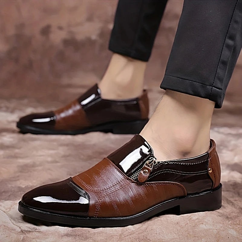 Mocasines de Vestir Hombre Cierre Lateral