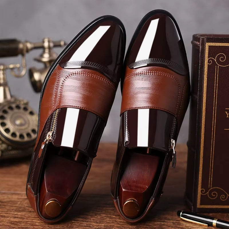 Mocasines Monk Doble Hebilla Hombre Suela Gruesa