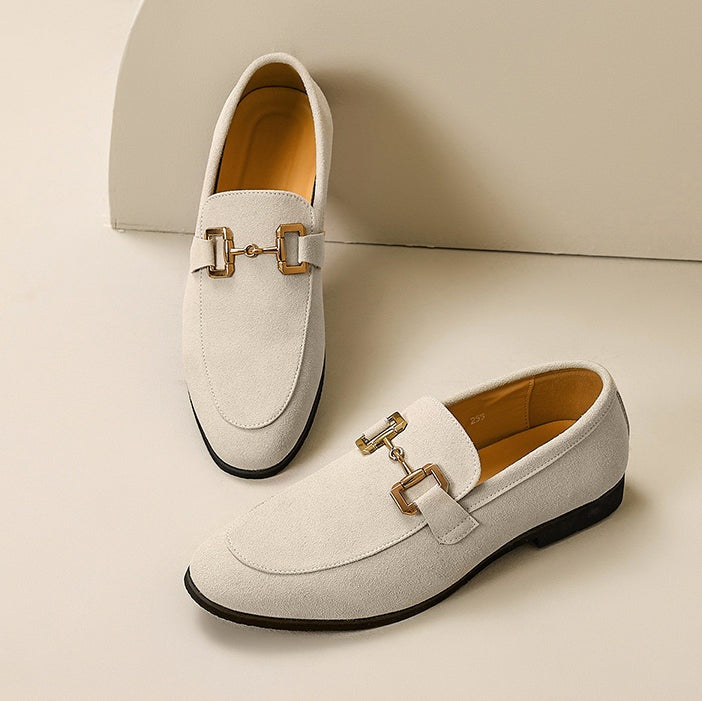 Mocasines Sin Cordones con Hebilla Hombre