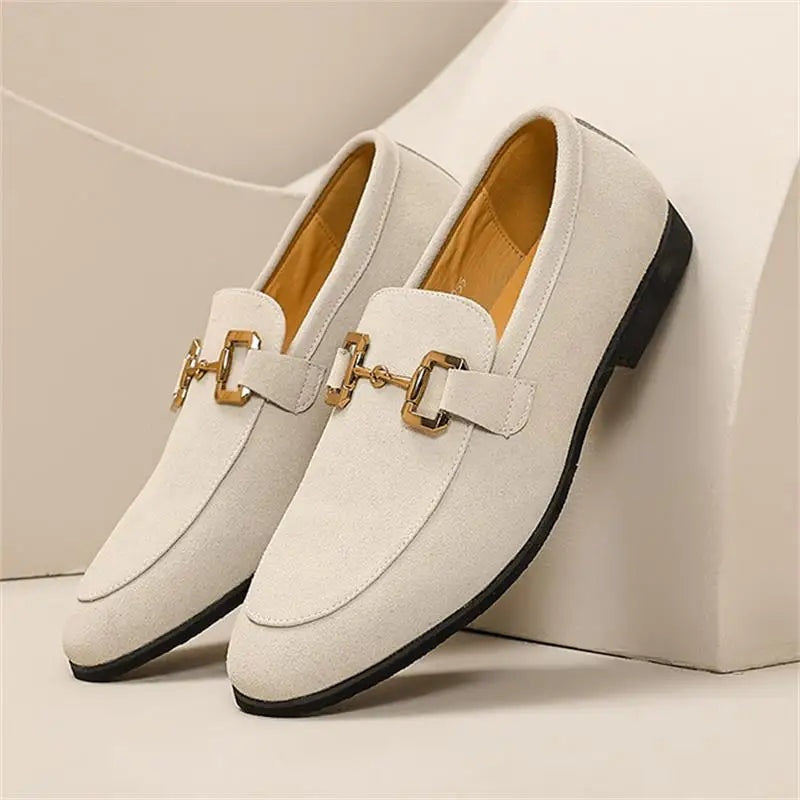 Mocasines Sin Cordones con Hebilla Hombre