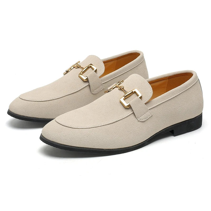 Mocasines Sin Cordones con Hebilla Hombre