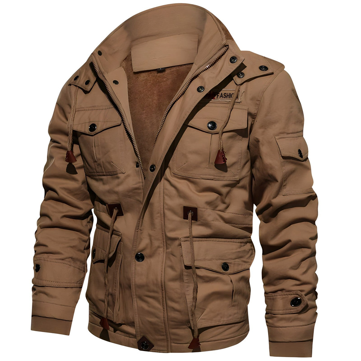Nacho | Chaqueta Militar Hombre Multibolsillos Forro Interior