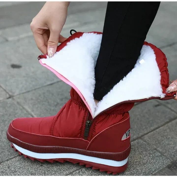 Nahia | Botas de Invierno Impermeables Mujer Acolchadas Caña Alta