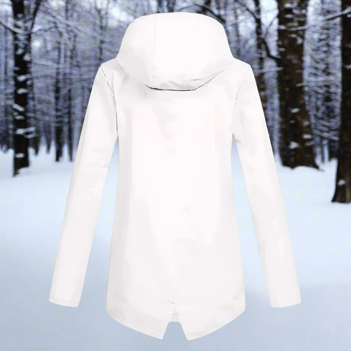 Naia | Parka Impermeable Mujer con Capucha Chaqueta Impermeable