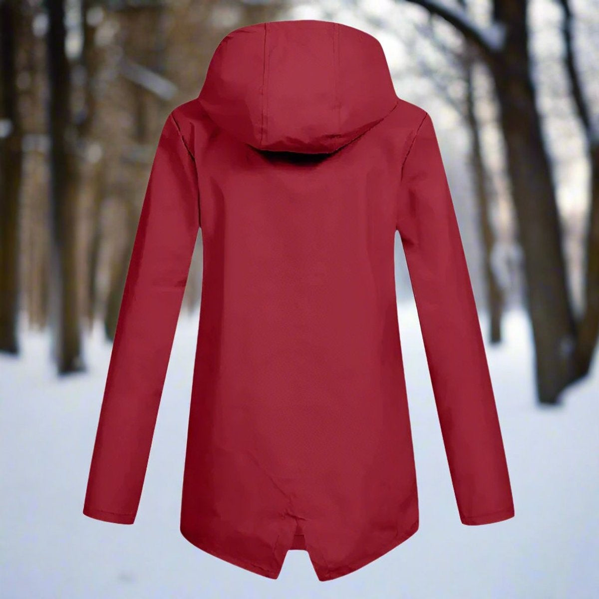 Naia | Parka Impermeable Mujer con Capucha Chaqueta Impermeable